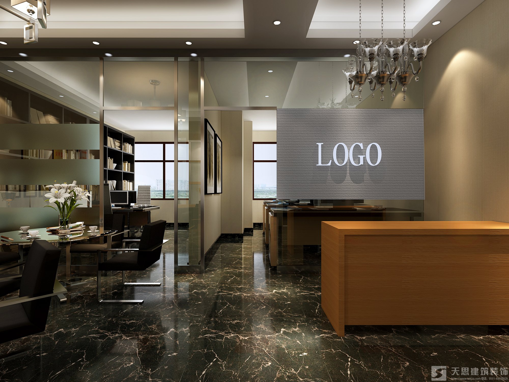 留白在<a href=http://miqian.net/ target=_blank class=infotextkey>合肥辦公室裝修</a>設計中的運用